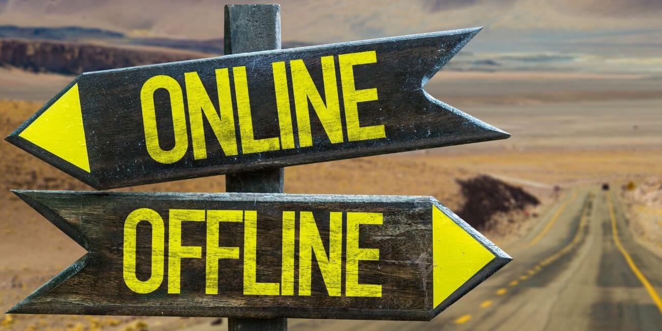 Online Offline Wegweiser
